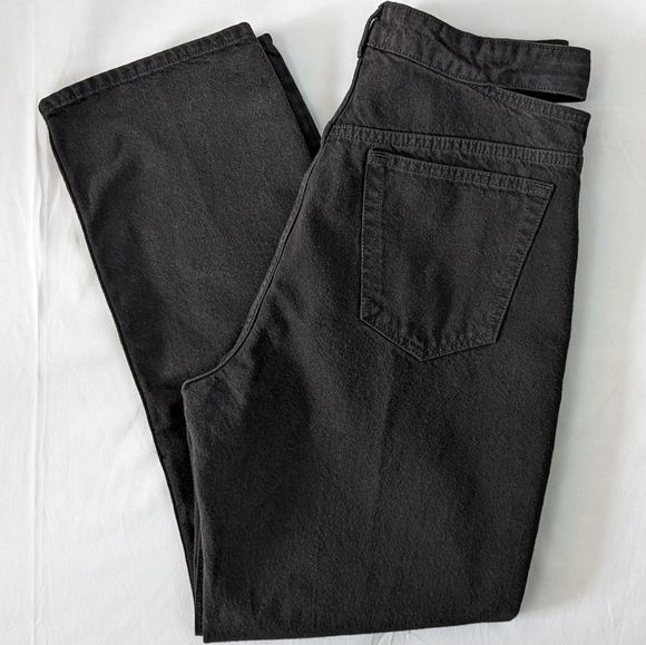 Frame Le High 'N' Tight Straight Cut Out High Rise Non Stretch Black 30 NWT - Picture 16 of 16